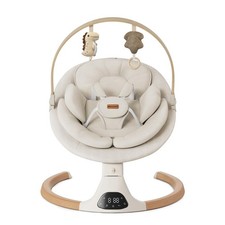 Monamii Baby Swing Infant Bluetooth Music Speaker Beige 0-12 Months