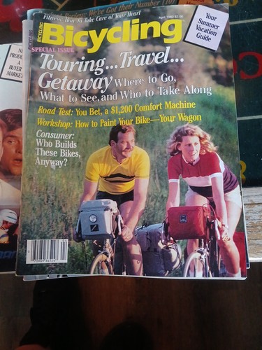 Vintage 1982 Bicycling Magazine 9 Issues - Foto 7 di 18