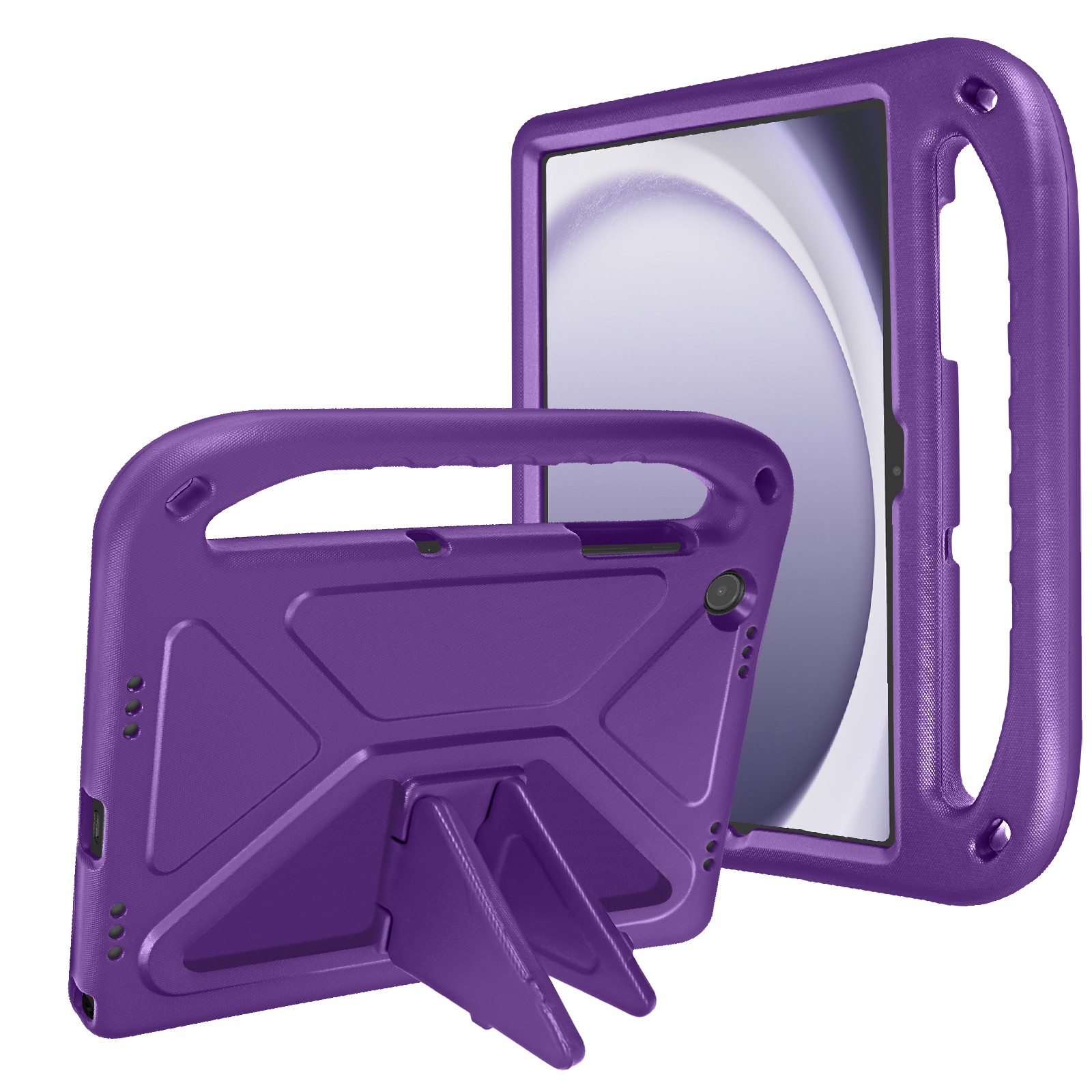 Coque Samsung Tab A9 Plus avec poignée rotative et béquille