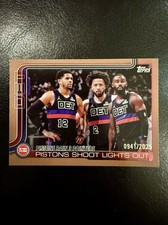 2025-26 Topps Pistons Shoot Lights Out Gold /2025 #279 Cade Cunningham