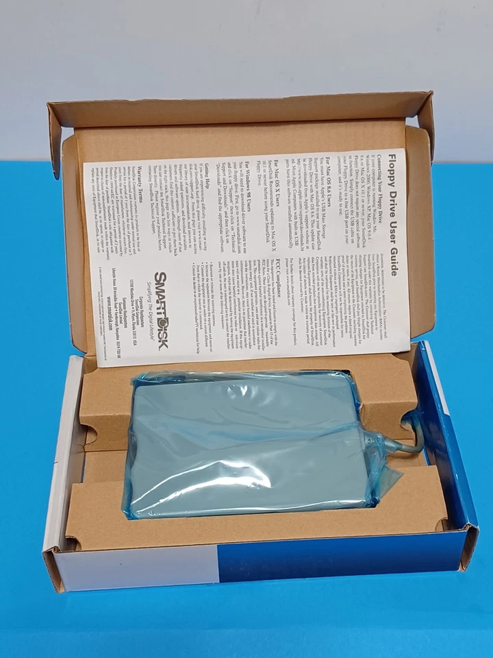 NEW▪︎SmartDisk Titanium USB Powered High Speed 2x External 3.5" Floppy Drive - Image 3 of 4