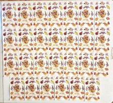 Vtg Mrs Grossman's Stickers Floral Bouquet 27 Sheets
