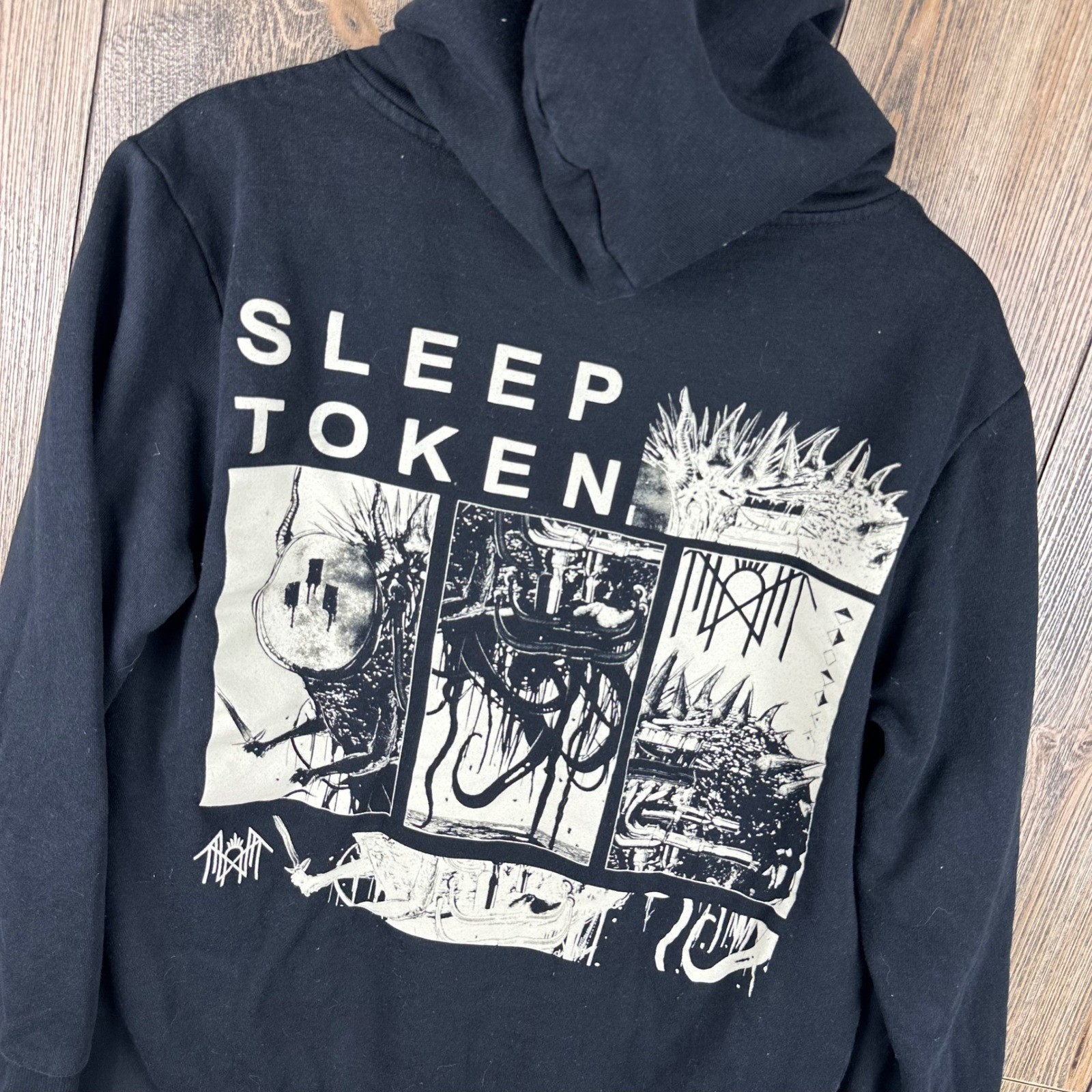 Sleep Token Band Hoodie Black Graphic Size Medium 2024 Take Me Back to Eden