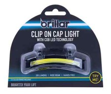Cob LED Clip on Cap Light Bright Camping Indoor Outdoor Headlamp Head Torch