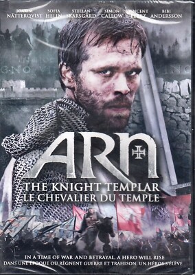 NEW DVD - ARN - THE KNIGHT TEMPLAR - SIMON CALLOW, Sofia Helin, Bibi Andersson  