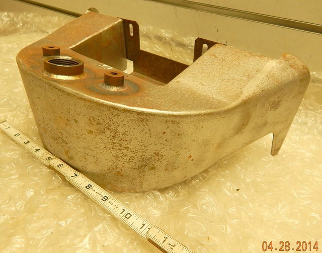 Custom Oil tank wrap around harley softail wide tire chopper rigid