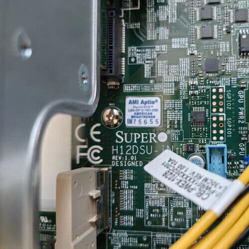 Serveur Supermicro AS-2024US-TRT 2X EPYC 7713 CPU 64C 1T 2933 RAM 12x3.5" (4XNVME) - Photo 3/4