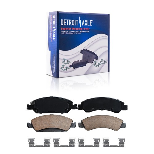 Front Drilled Rotors Brake Pads for Chevy GMC Silverado Sierra 1500 XTS Yukon - Picture 6 of 9