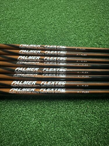 8 x Palmer Flex-Tec Graphite A Flex Senior Golf Iron Shafts .370 Tip New - Picture 2 of 3
