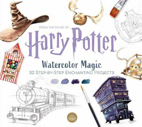 Harry Potter Watercolor Art Book in Trade Paperback Format  