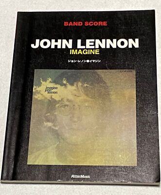 John Lennon Imagine Band Score Japan Guitar Bass Drums Vocal Tab Music Book