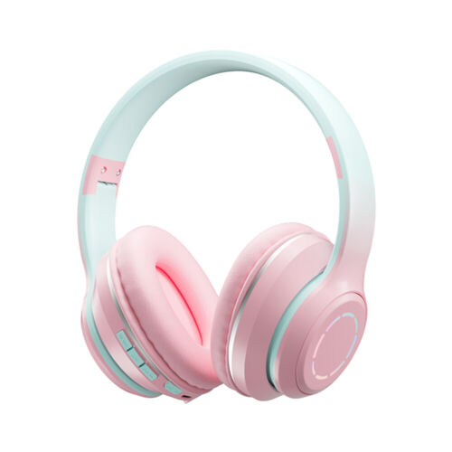 Niños Niñas Auriculares Inalámbricos Bluetooth 5.2 Auriculares Luces LED Auriculares Regalo - Imagen 26 de 27