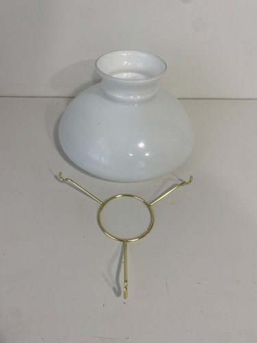Trípode Aladdin y pantalla para 23 lámparas de vidrio pantalla de ópalo 140 mm de diámetro borde paquete