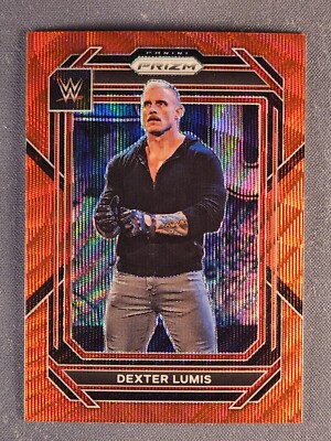 2023 Panini Prizm WWE #163 Dexter Lumis Red Wave SSP Rare Raw Smackdown NXT