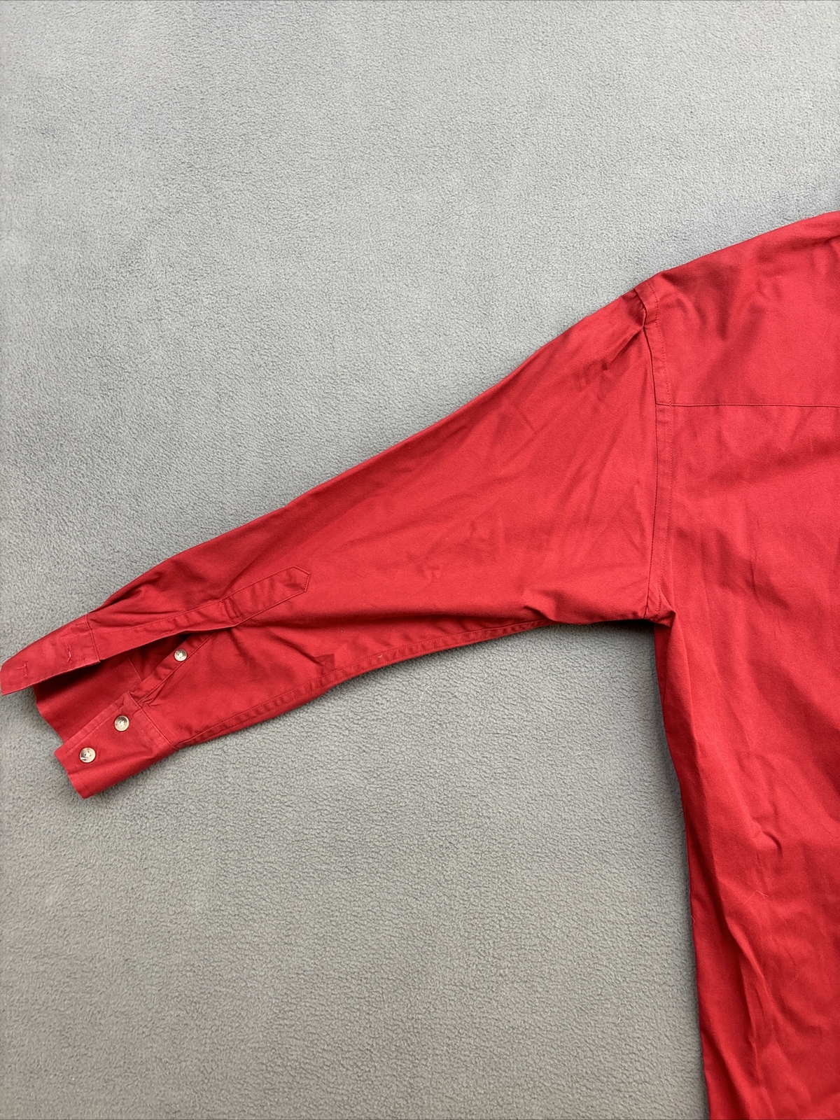 Pendleton Button Down Shirt Long Sleeve Solid Red… - image 13