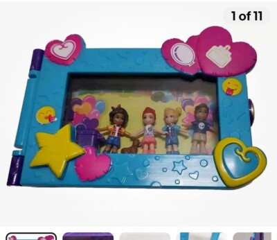 Polly Pocket Say Freeze! Frame 2017 Case 4 Dolls And Dog 