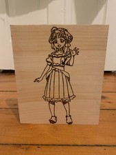 Love Live Sunshine in the Mirror Chika Takami wood burning.