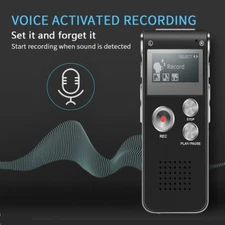 Paranormal Ghost Hunting Equipment Digital EVP voice Activated Recorder USB US##
