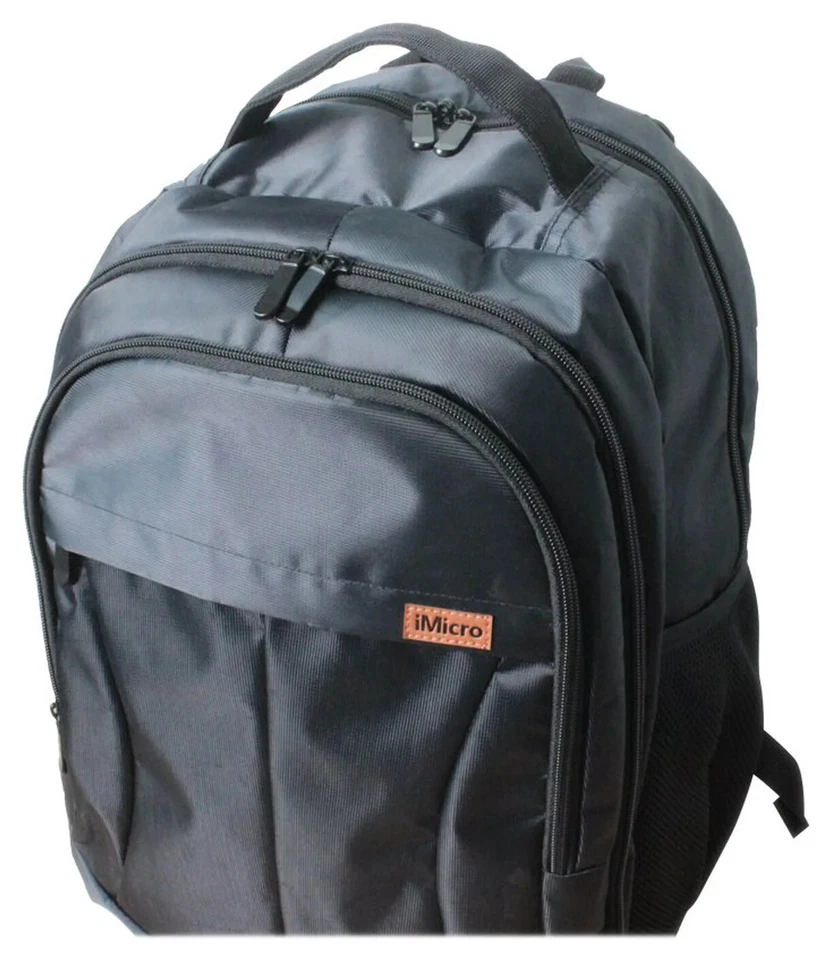 LOT 10-PACK BACKPACKS FITS 15.6 LAPTOP COMPUTER BAG IMICRO BP-LP15V1B BLACK - Image 3 of 4