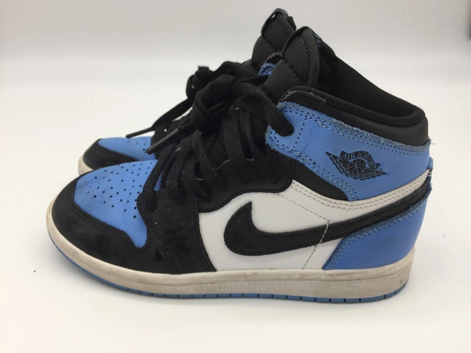 Nike Air Jordan FD1412-400 Unisex Niños Negro/Blanco/Azul Tenis Talla 1.5Y Foto 3 de 4