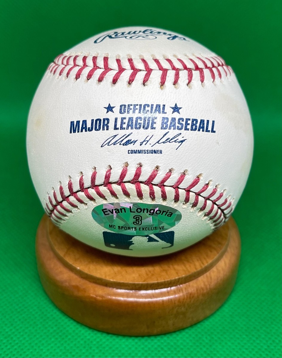 EVAN LONGORIA AUTOGRAPH AUTO BASEBALL MC SPORTS EXCLUSIVE