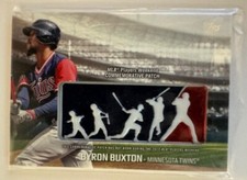 2018 TOPPS BYRON BUXTON #PWP-BB PLAYERS WEEKEND LOGO PATCH MINNESOTA TWINS