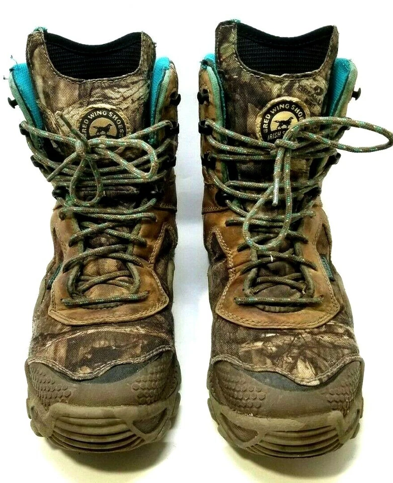Red Wing Shoes Irish Setter Hunt Camo Scent Ban Women’s Size 8.5 (G26) - Image 3 of 4