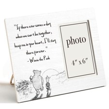 POOH BEAR QUOTE PICTURE FRAME FAREWELL GIFTS FOR WOMEN MEN FRIEND MEMORIAL GIFTS
