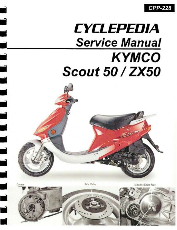 KYMCO ZX 50 / Scout 50 Service Manual 2000-2005 | eBay