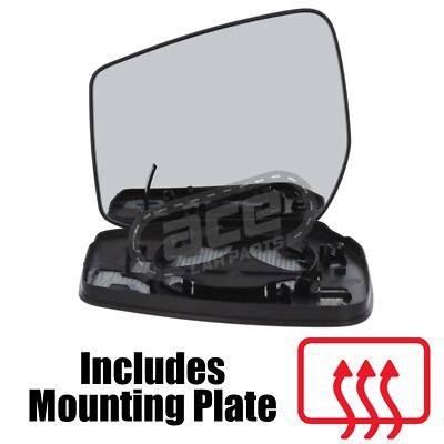 Fits Nissan Note E12 2013-2018 Wing Mirror Glass Heated Convex Passenger Side