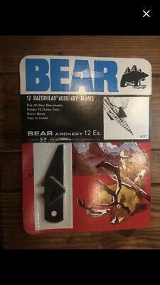 Razorhead and takedown bow. Fred Bear Archery Patent prints 