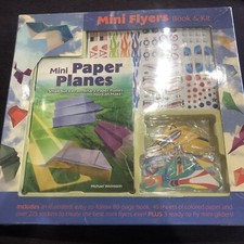 Mini Flyers Book  Kit - Paper Planes - Gliders - Kids Crafts - Airplanes