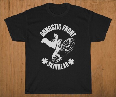 trend Merry Christmas Agnostic Front Cotton Black T-Shirt BL547