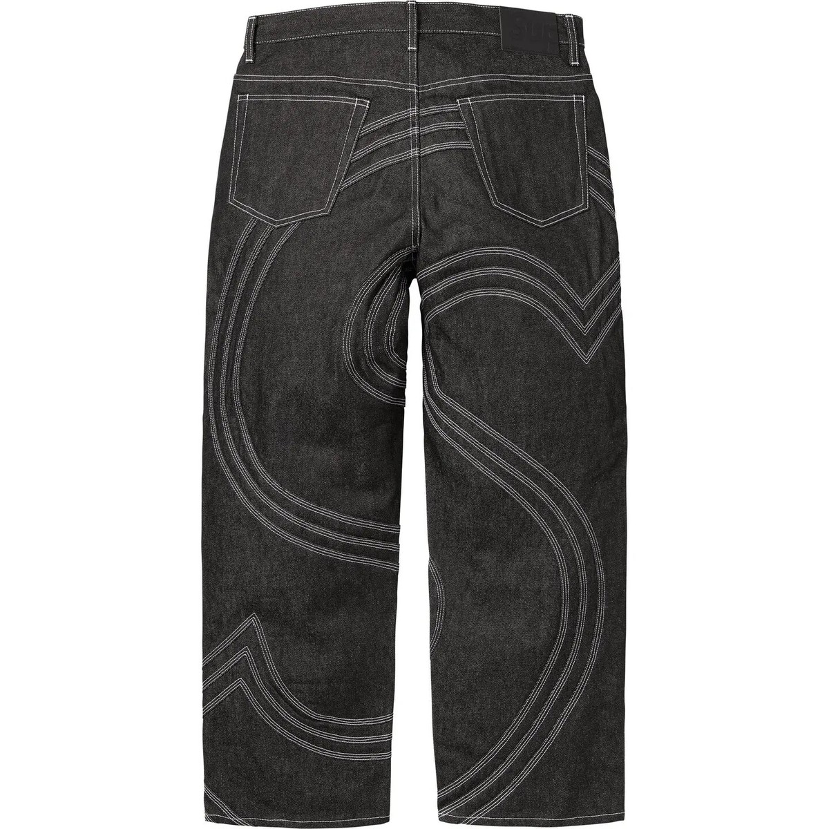 パンツ Supreme S Logo Rigid Baggy Jean Supreme S Logo Rigid Baggy Jean Rigid Black | eBay