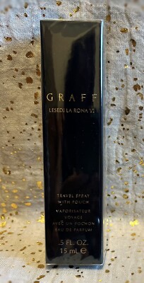 GRAFF~Lesedi la Rona VI~Eau de Parfum~.5 fl oz / 5ml~Travel Spray w/ Pouch~NIB~