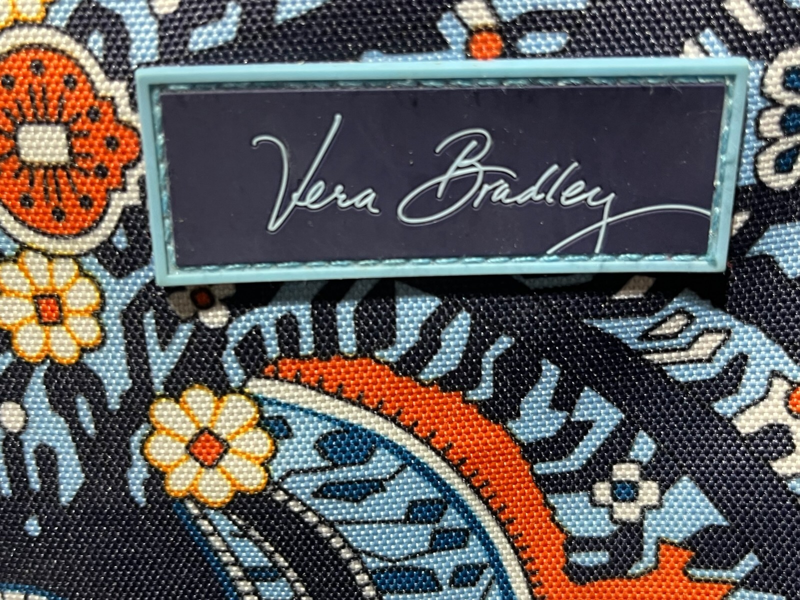 Vera Bradley Campus Large Marrakesh Backpack Lighten Up Retired 17"x13"x7"