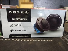 Nemesis Audio NEO-TW05 3" 4 Ohm Neodymium Super Tweeter Pair Compact Design