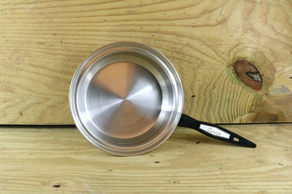 Carico 304 5 Ply Alcore 9" Skillet Fry Pan Saucepan Cookware Lid USA - Image 4 of 4