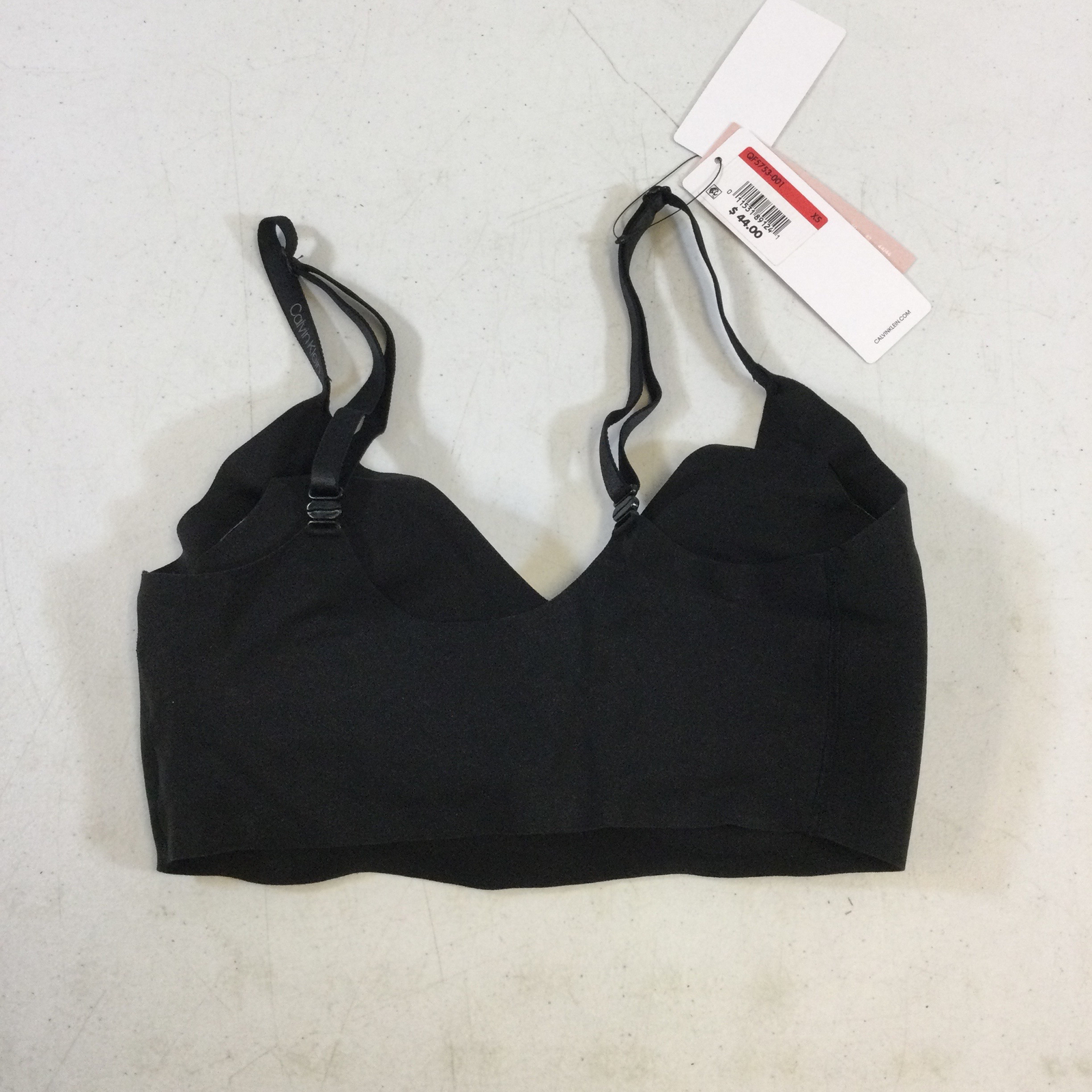 Calvin Klein QF5753001 Womens Black Lightly Lined Triangle Bralette