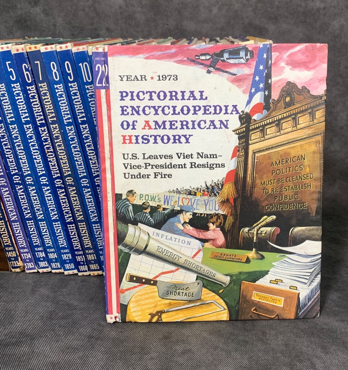 洋書 Pictorial Encyclopedias American History Pictorial Encyclopedia of American History (Volume 1 - Years