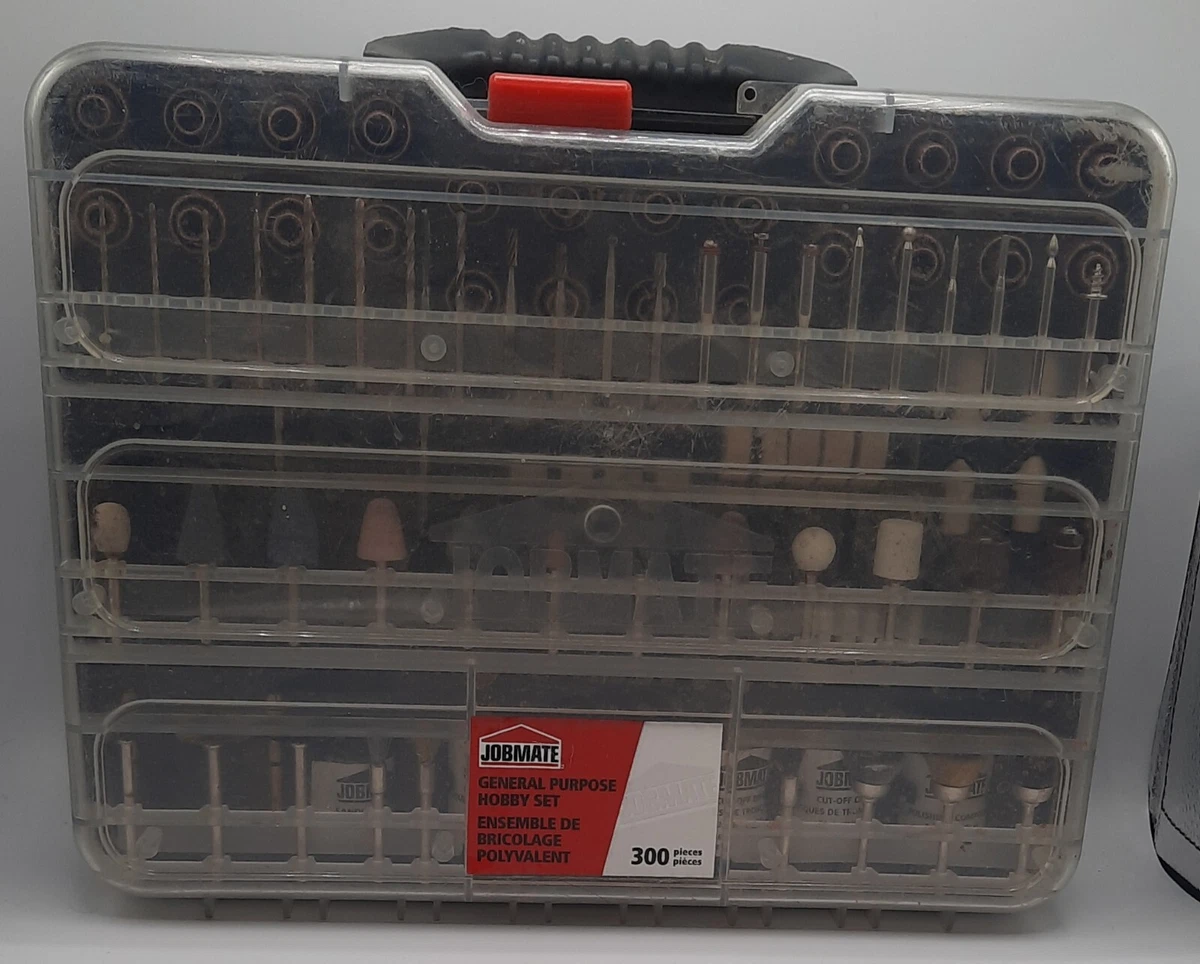 Jobmate 300 Piece General Purpose Hobby Set for rotary tool eBay
