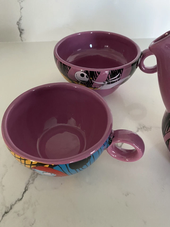 Tim Burton's The Nightmare Before Christmas Tea for Two Set - NEW Condition  - Image 3 of 4