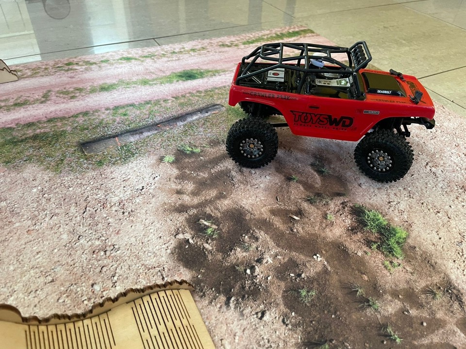 ToysWD TWDKIT0002 Starter Kit Teppich Strecke RC Crawler Park 1/24 1/18 - Modellbau Berlinski