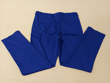 Mens Charles Tyrwhitt Khaki Dress Pants 36x30 Slim Blue Slack Chino Trouser