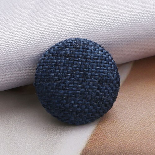 10Pcs 15-30mm Satin Fabric Covered Metal Shank Buttons For Gowns Blouses Coat - Picture 15 of 90