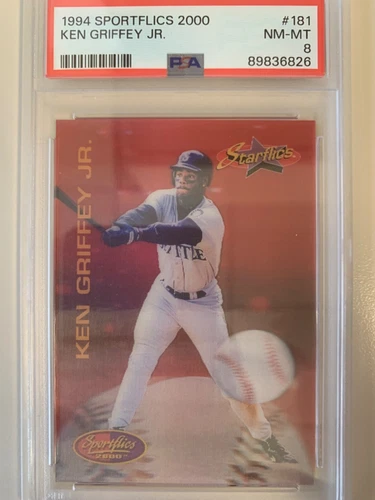 Ken Griffey Jr. PSA 8 1994 Sportflics 2000 Baseball #181 Mariners HOF