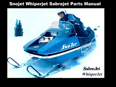 Snojet Whisperjet Sabrejet Teile Manuals für 1973 1974 1975 Sno Jet