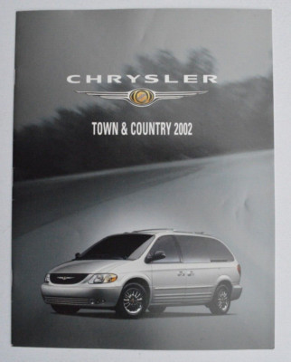 CHRYSLER Town & Country 2002 dealer brochure - French - Canada