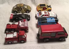 VINTAGE TONKA BUDDY L TOOTSIETOY THOMAS KIDCO CORGI KINSMART LOT OF 8 TRUCK CARS
