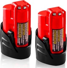 2Pack 3.5Ah Replace MILWAUKEE fit M12 48-11-2430 12Volt NEW Lithium-Ion Battery